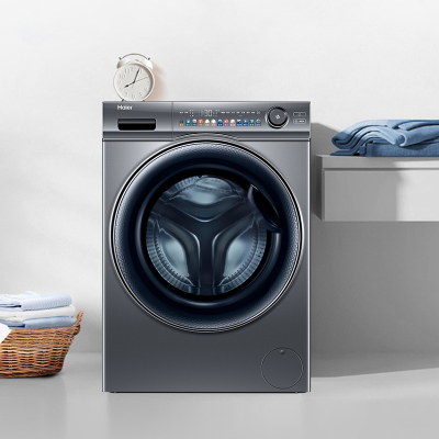 海尔(Haier) 滚筒洗衣机 EG100MATESL6 10公斤容量 全自动上排水 一级能效 变频大容量 滚筒洗衣机