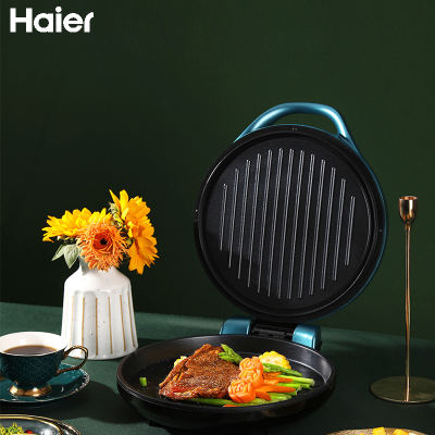 海尔(haier)电饼铛 DBC-E30E 上下独立温 25mm深度 烙饼煎包烤肉煎牛排 双面加热