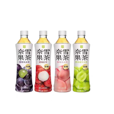 奈雪果茶蜜桃乌龙茶果汁茶饮料450ml