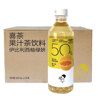 喜茶伊比利西柚绿妍果汁茶450ml*15瓶