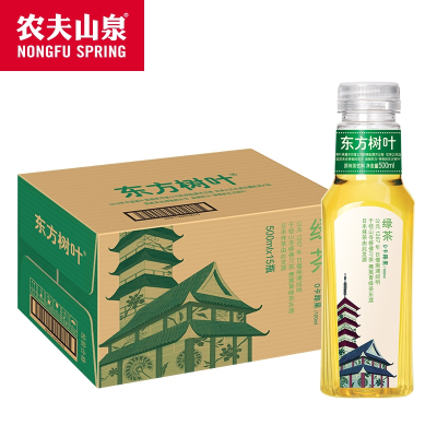 农夫山泉东方树叶绿茶500ML*15瓶