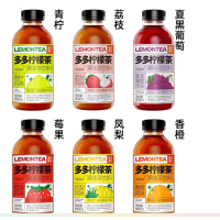 果子熟了多多柠檬茶夏黑葡萄风味500ml