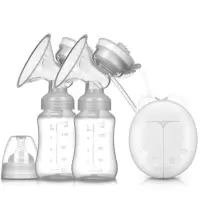 双边吸奶器 双边电动吸奶器吸乳挤奶器吸力大 按摩产后催乳器 母婴用品
