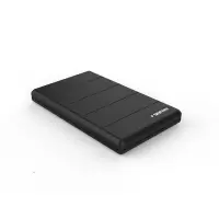 黑色 笔记本2.5英寸移动硬盘盒子USB3.0防振减振SSD固态硬盘盒壳移动硬盘盒子移动ssd固态硬盘盒子外置读取