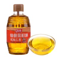 非转基因压榨食用油500ml菜籽油农家自榨小瓶菜籽油四川菜油