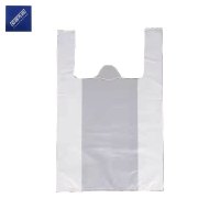 安居先森环保透明背心款手提塑料袋食品袋30*45cm 100只/包