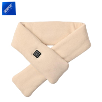 安居先森22D65防寒保暖自发热围巾USB充电 米色(条)