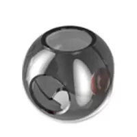精灵球 水晶壳[透明黑] Switch精灵球摇杆保护套 NS精灵球PLUS手柄收纳包 水晶保护壳