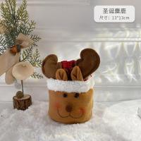 圣诞麋鹿 圣诞节玩偶苹果袋平安夜苹果盒小礼物儿童糖果包装袋雪人麋鹿老人
