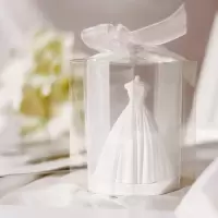 婚纱+透明礼盒 推荐生日礼物女生闺蜜创意实用小众高级感送女朋友高级感婚纱模型