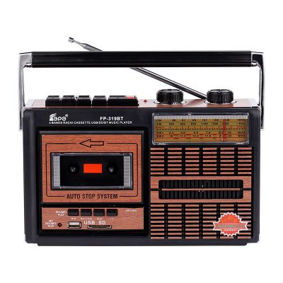 仿古大功率四波段录音机 磁带机 收录机 收音机 usb sd卡