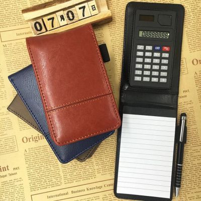 创意商务工作记事本小随身笔记本子带计算器多功能a7便携口袋本