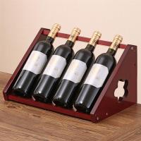 创意实木红酒架摆件家用商用红酒展示架葡萄酒架简约斜放红酒瓶架