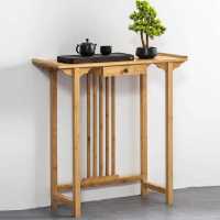 新中式玄关桌实木供桌现代简约靠墙门厅柜原色条案置物茶水柜花台