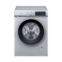 西门子(SIEMENS)WG54A1A80W 10公斤大容量智能投放洗衣液 全自动滚筒洗衣机 变频节能 免熨银色