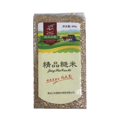 龍江恒灃精品糙米400g/袋