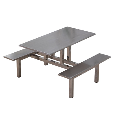 世服 SF-0815 餐桌椅 不锈钢产品(连体款)