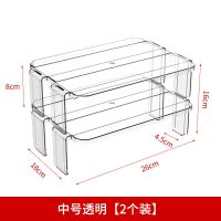 冰箱内部分层置物架分隔层板收纳盒台面放剩菜盘饮料调料收纳