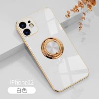 苹果12手机壳iPhone11全包镜头P7/P8车载磁吸XS/苹果12手机壳硅胶 白色[精孔镜头全包]送钢化膜 苹果12