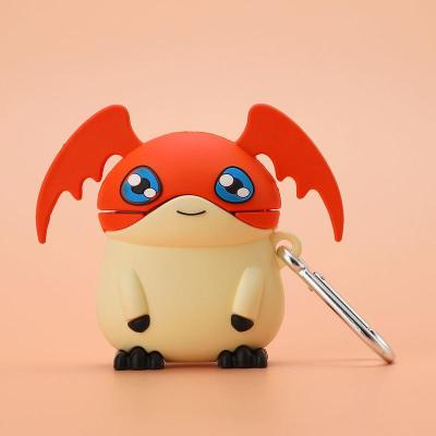数码宝贝airpods1/2保护套苹果无线耳机套布加兽三代pro液态硅胶 巴达兽 苹果1/2代(不配耳机)
