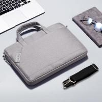 [布艺升级款]灰色 13英寸 电脑包14寸女手提适用苹果macbook16联想华为13s笔记本保护套15.6