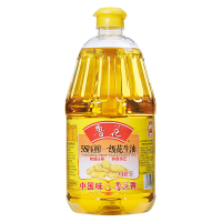 5S压榨一级花生油1.8L小瓶 食用油 1.8升压榨花生油烘焙 健康