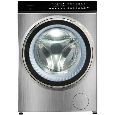 SINOEURO中欧高端变频烘干一体滚筒洗衣机SD120-12432DEMI(不锈钢拉丝)