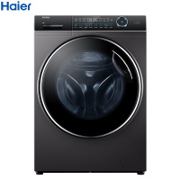 海尔(Haier)10公斤大容量 直驱变频滚筒洗衣机 全自动 智能物联 纤美系列 XQG100-B12176U1