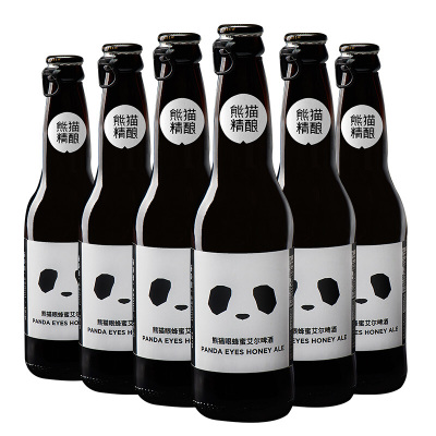 熊猫眼蜂蜜艾尔精酿啤酒330ml