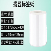 揽盈 LYD50-25-450 50mm*25mm 450张/盒 标签(计价单位:盒) 白色