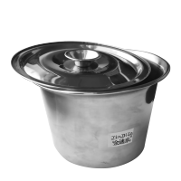 金迪乐厨房加厚不锈钢调料罐圆形调味缸