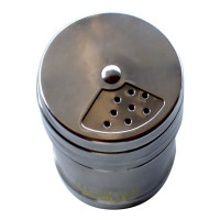 金迪乐不锈钢多功能筒旋转金属调料瓶调料罐