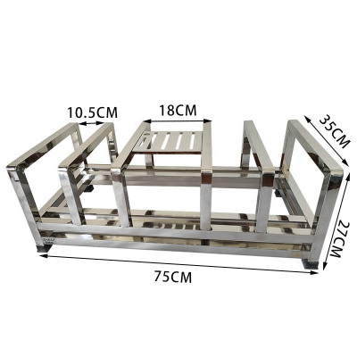 金迪乐刀具砧板收纳架不锈钢菜刀架