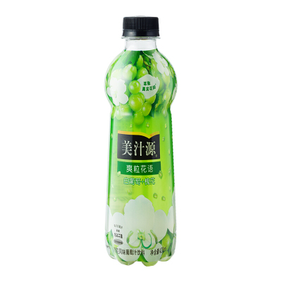 美汁源爽粒花语玫瑰风味葡萄汁饮料420mL