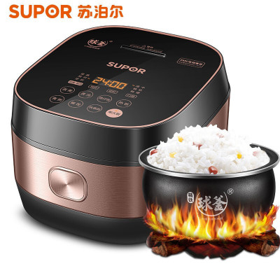 苏泊尔(SUPOR)SF40HC32 电饭煲电饭锅IH电磁加热智能预约4L电饭煲触摸操控精铁球釜内胆家用