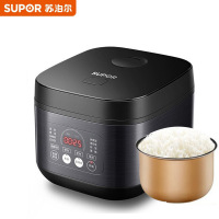 苏泊尔(SUPOR)SF50FC996 电饭煲5L大容量家用不粘内胆大屏面板杂粮养生饭多功能智能电饭锅 黑色