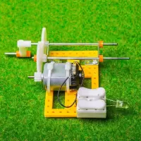 科学实验玩具DIY手摇发电机模型科技小制作发明儿童手工拼装科普 手摇发电机购买30套以上每套价格