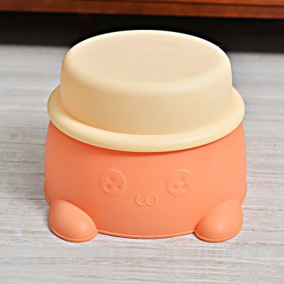 家用换鞋凳子多功能儿童创意塑料玩具储物收纳凳宝宝小孩可坐桶凳 帽凳橙 单只