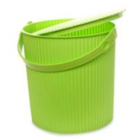 塑料桶水桶带盖凳子桶玩具桶洗车桶钓鱼桶垃圾桶储物桶收纳可坐桶 [加厚小号]坐高20厘米绿色