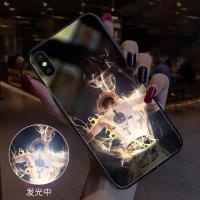 火影苹果xsmax新款iPhone13Pro来电发光11promax手机壳12动漫xr潮 火拳背影[声控彩光]+送钢化膜
