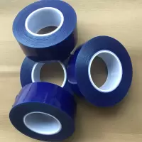 蓝色保护膜(5cm*200米) 多尺寸PE蓝色不锈钢保护膜 透明保护膜胶带静电pe保护膜生产厂家
