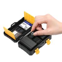 scb08电池盒 单反电池盒储存卡收纳盒E6电池盒相机SD内存卡保护盒CF卡盒