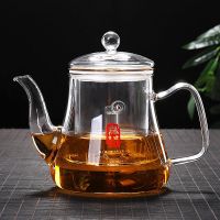 1000毫升能量胡 煮茶壶 耐高温玻璃蒸茶壶 养生壶 电陶炉专用黑茶蒸汽壶 玻璃茶具