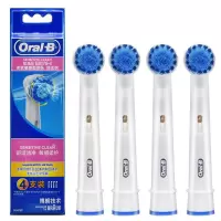17-4(敏感刷头4支) 博朗OralB/欧乐b比电动牙刷头替换通用成人软毛清洁电动牙刷头