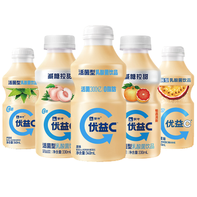 优益C100g活性益生菌乳饮品(0蔗糖)100gx5