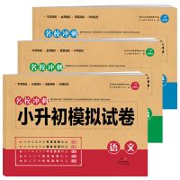 小升初复习资料2021衔接教材小升初系统总复习六年级语文数学英语 小升初模拟试卷 语文