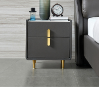 [CBD]SN-G011 床头柜现代轻奢岩板床头柜抽屉式储物柜