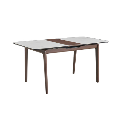[CBD]SN-CT009 岩板餐桌组合现代简约长方形饭桌家用轻奢小户型