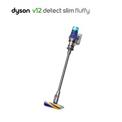 [2022年款]戴森(Dyson)无绳吸尘器V12 Detect Slim Fluffy轻量手持吸尘器 家用无线宠物