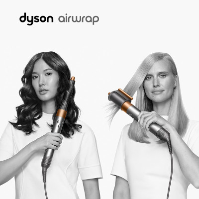 Dyson戴森 HS05[镍铜色 通用版]新一代多功能造型器旗舰套装卷发棒、防飞翘干发 、直发梳一机多用